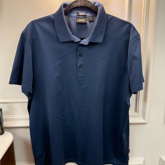 BOSS Men's Navy Polo Shirt